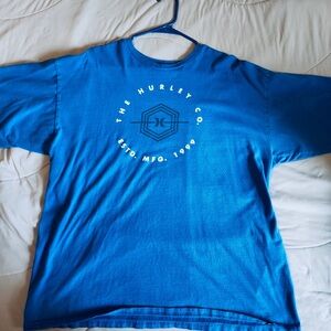 Men's Hurley T-Shirt Blue XL NWOT